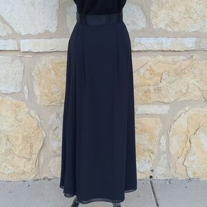 Evan Pione Vintage Black Flowy Skirt